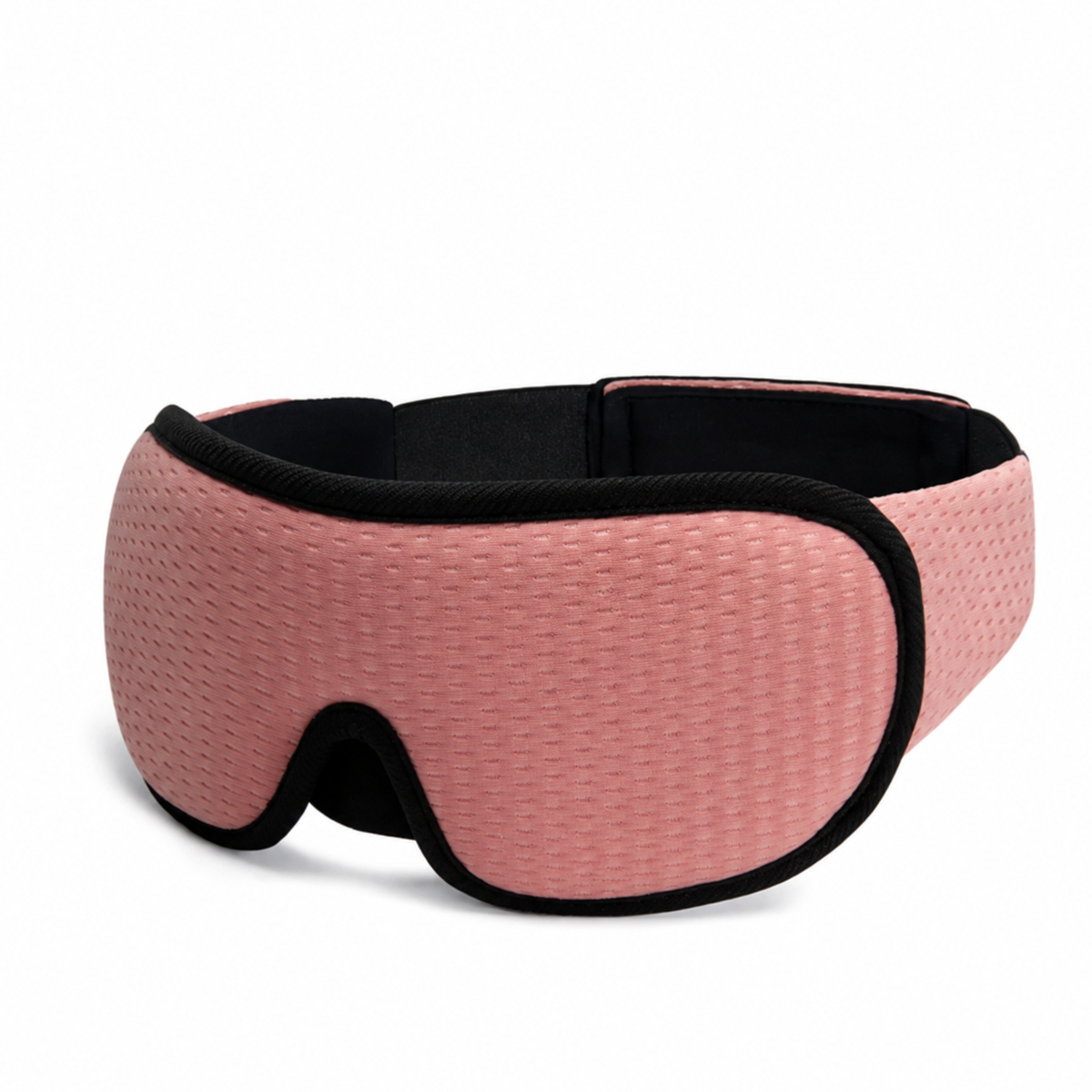 3D Contoured Sleep Mask – Blackout, Zero-Pressure, Adjustable for Side Sleepers & Travel