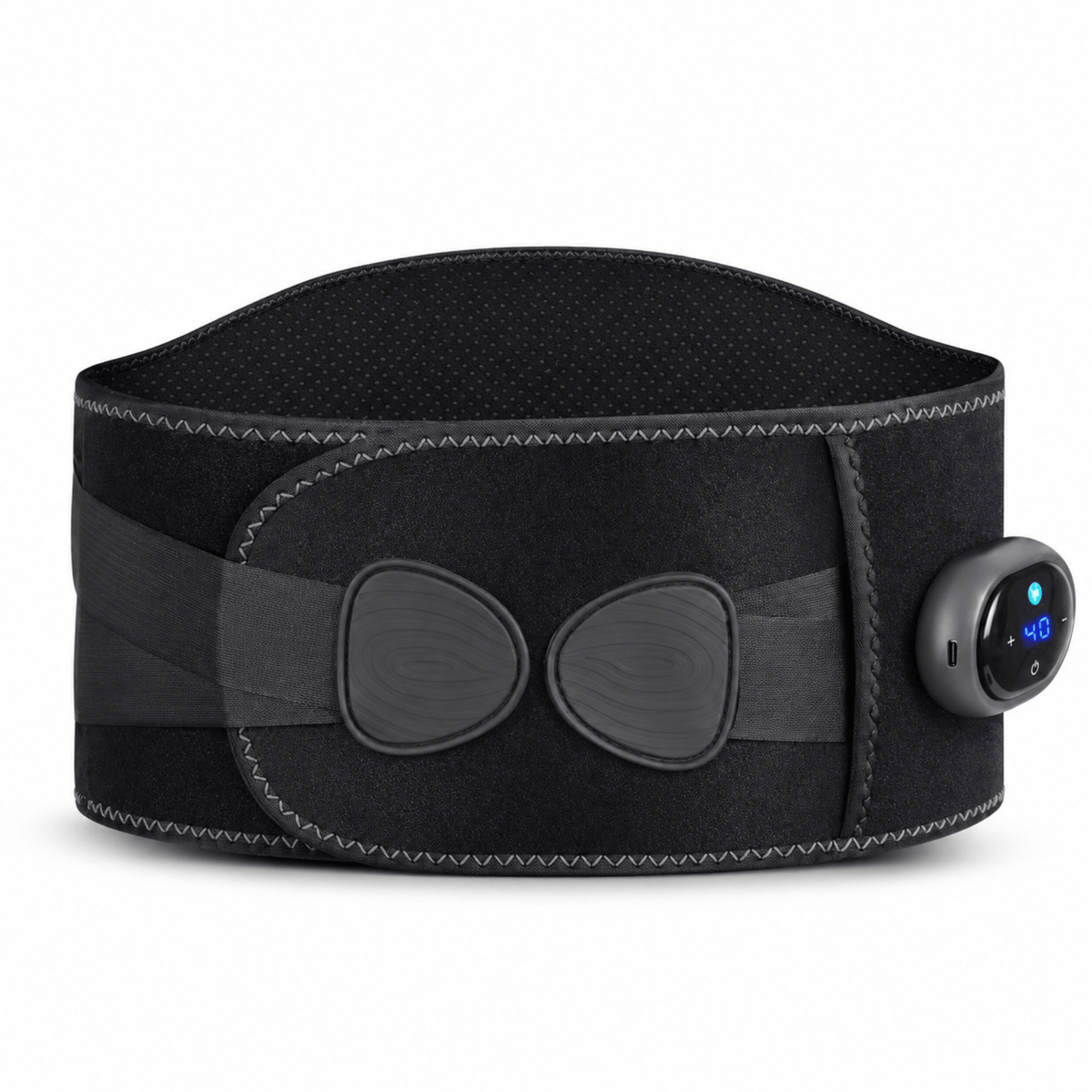 Cordless Heated Back Support Belt with Vibration Massage