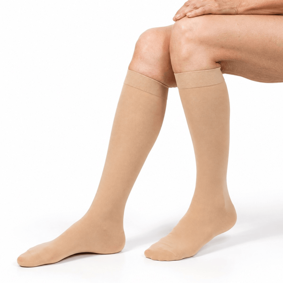 Unilva 20-30 mmHg Knee-High Graduated Compression Socks