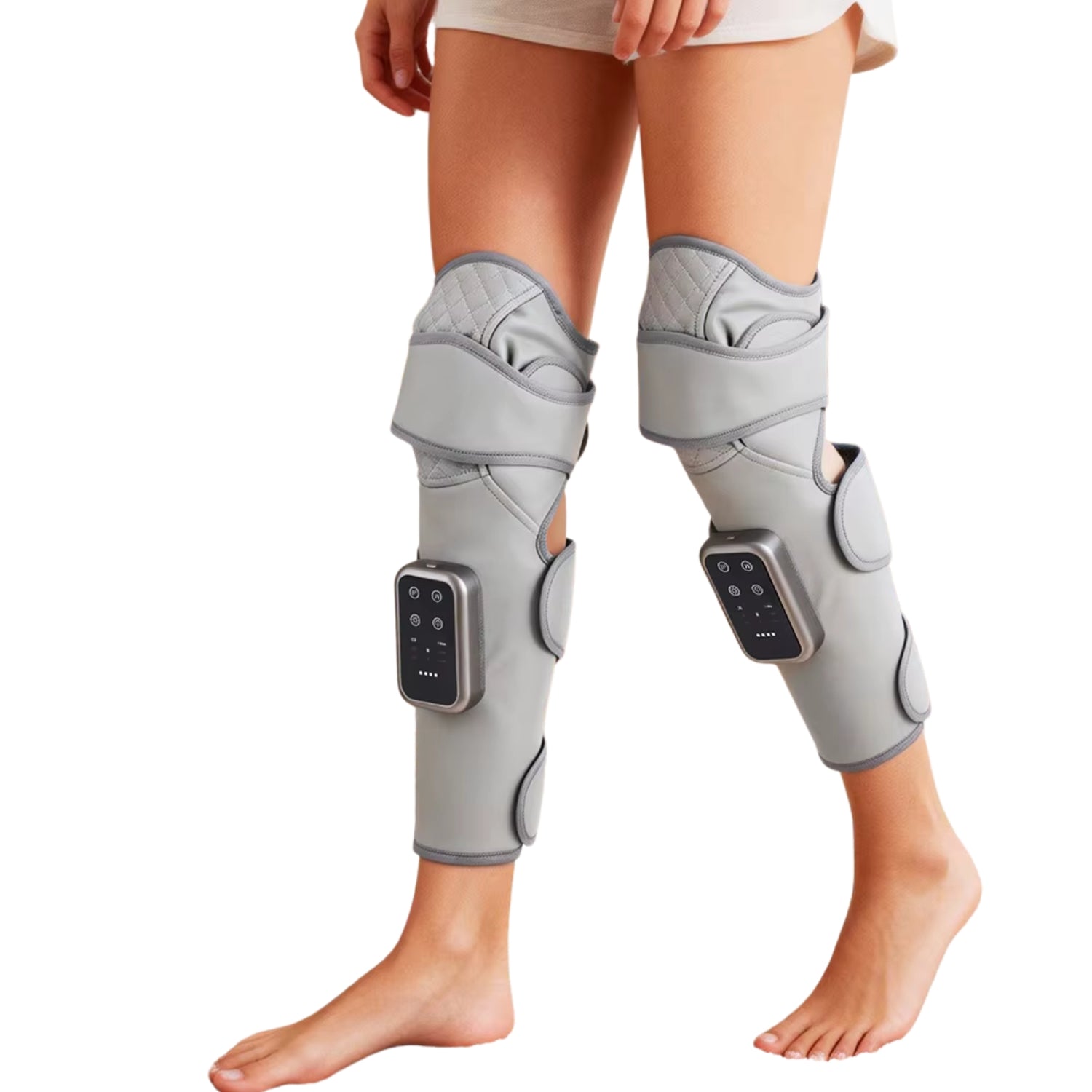 Advanced 3-in-1 Cordless Recovery System: Air Compression & Smart Heat for Legs, Knees & Joints