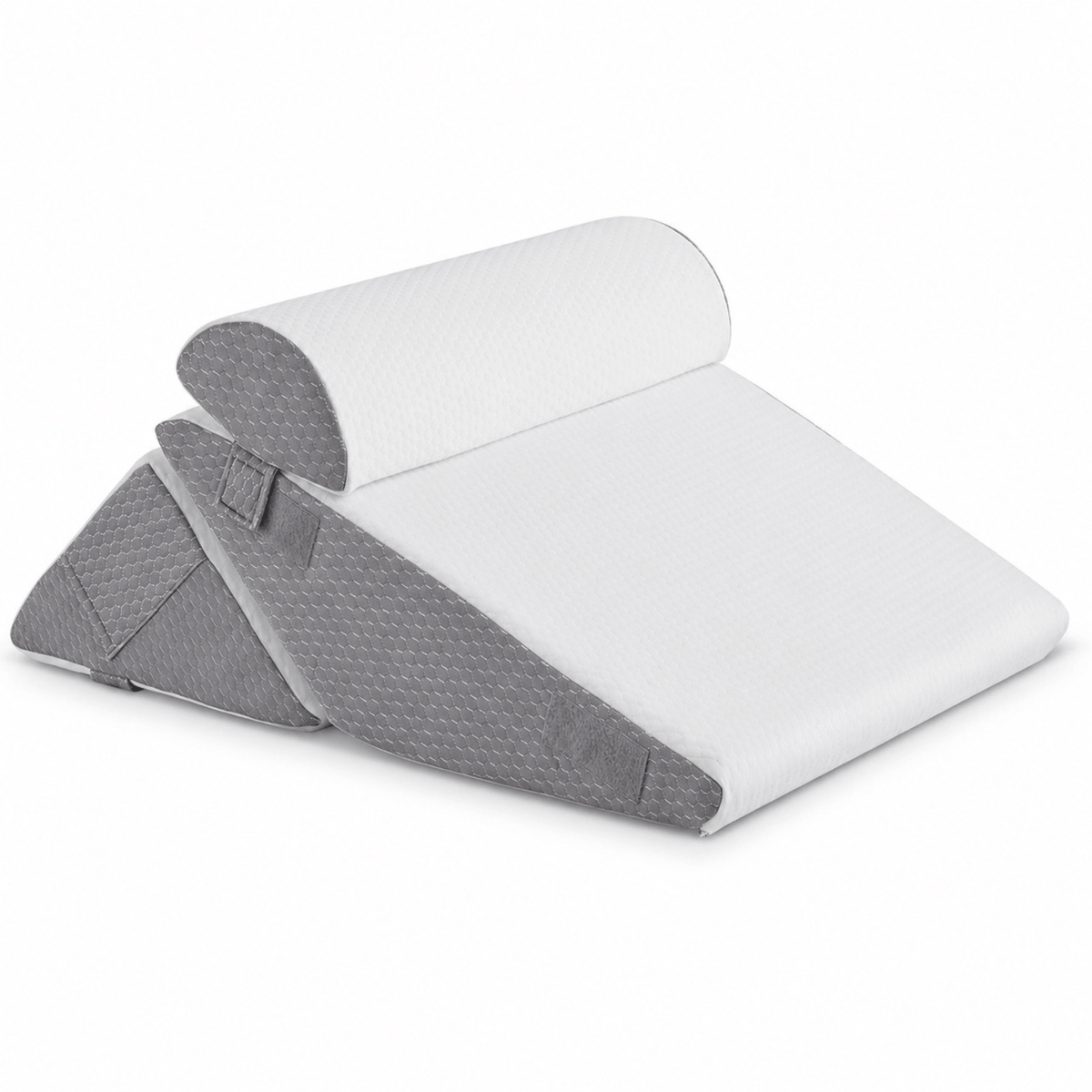 Unilva Adjustable Bed Wedge Pillow Set for Elevated Sleep & Relaxation