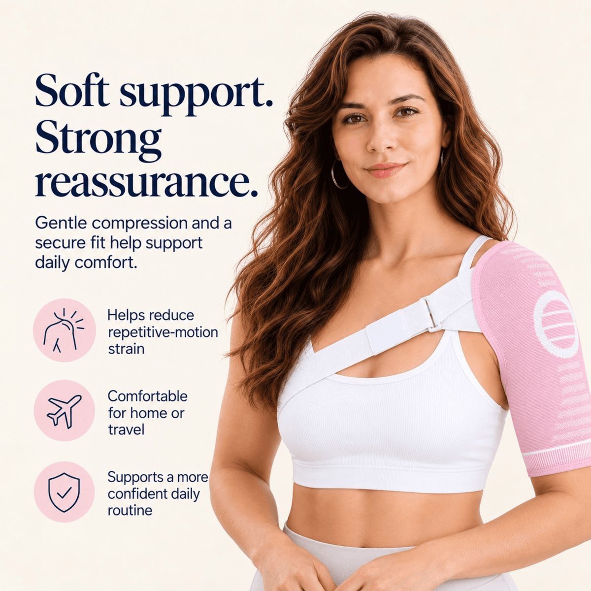 Unilva Adjustable Compression Shoulder Sleeve
