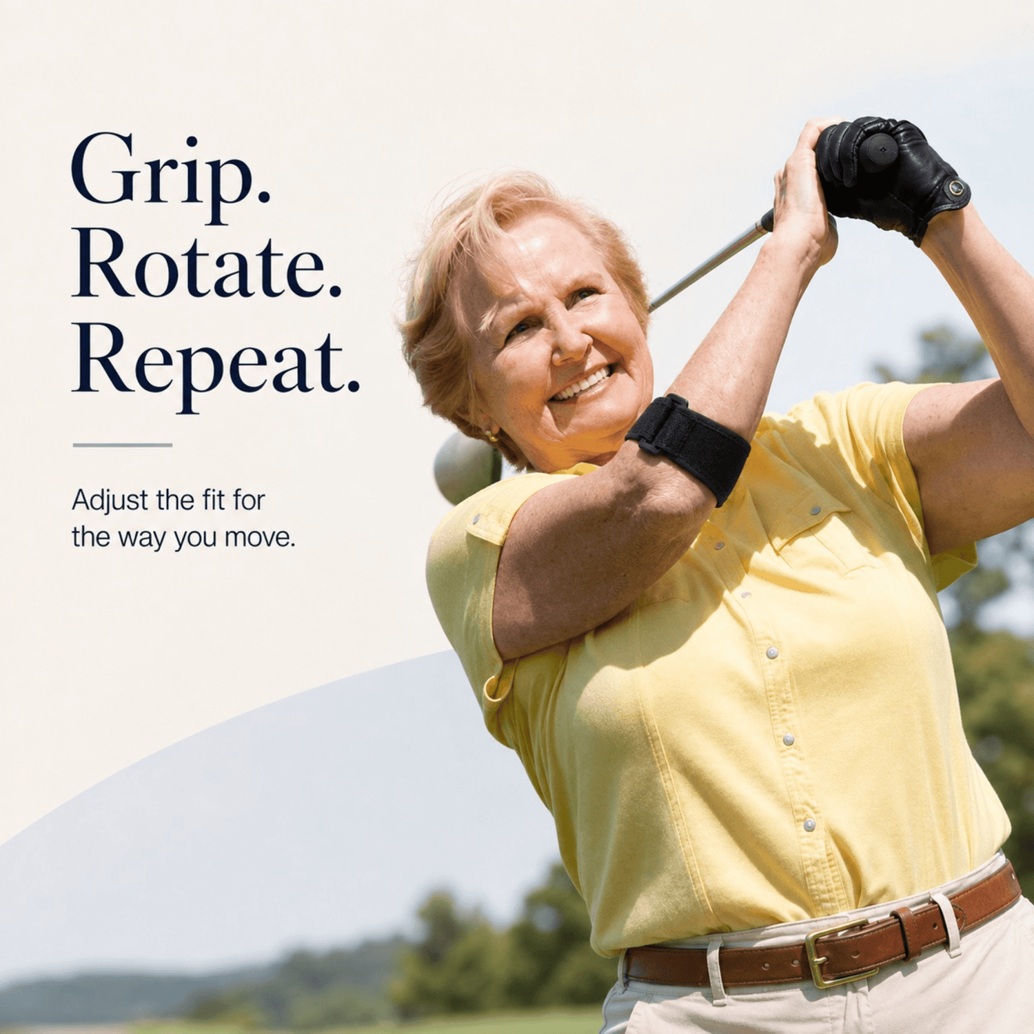 Unilva Adjustable Tennis & Golf Elbow Support Strap