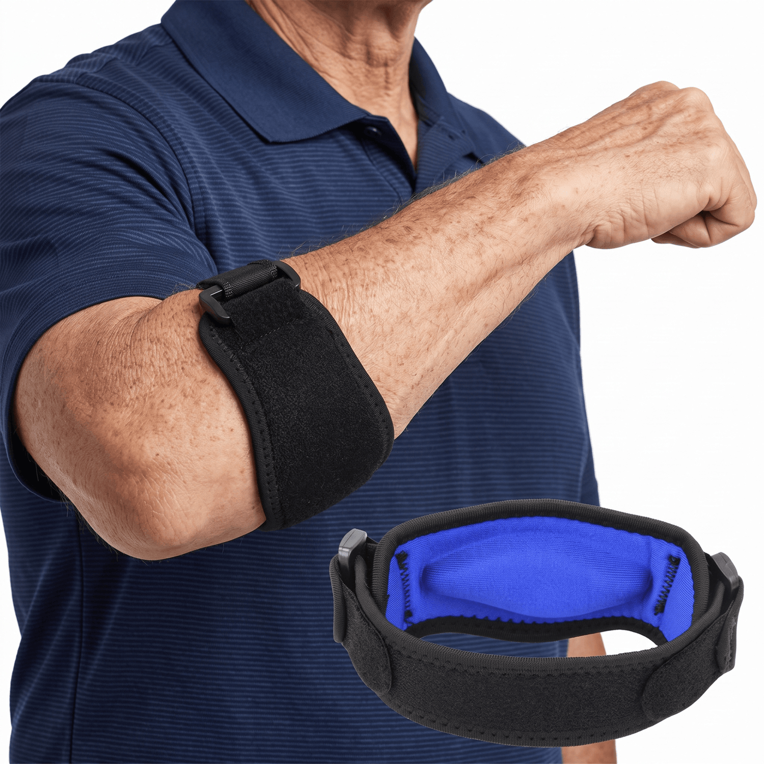 Unilva Adjustable Tennis & Golf Elbow Support Strap