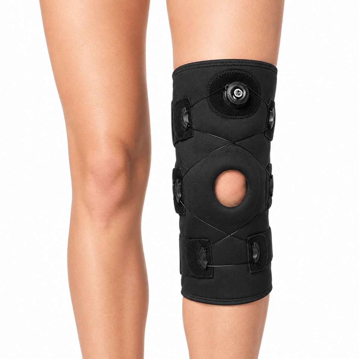 Unilva Dial-Adjustable Hinged Knee Support Brace