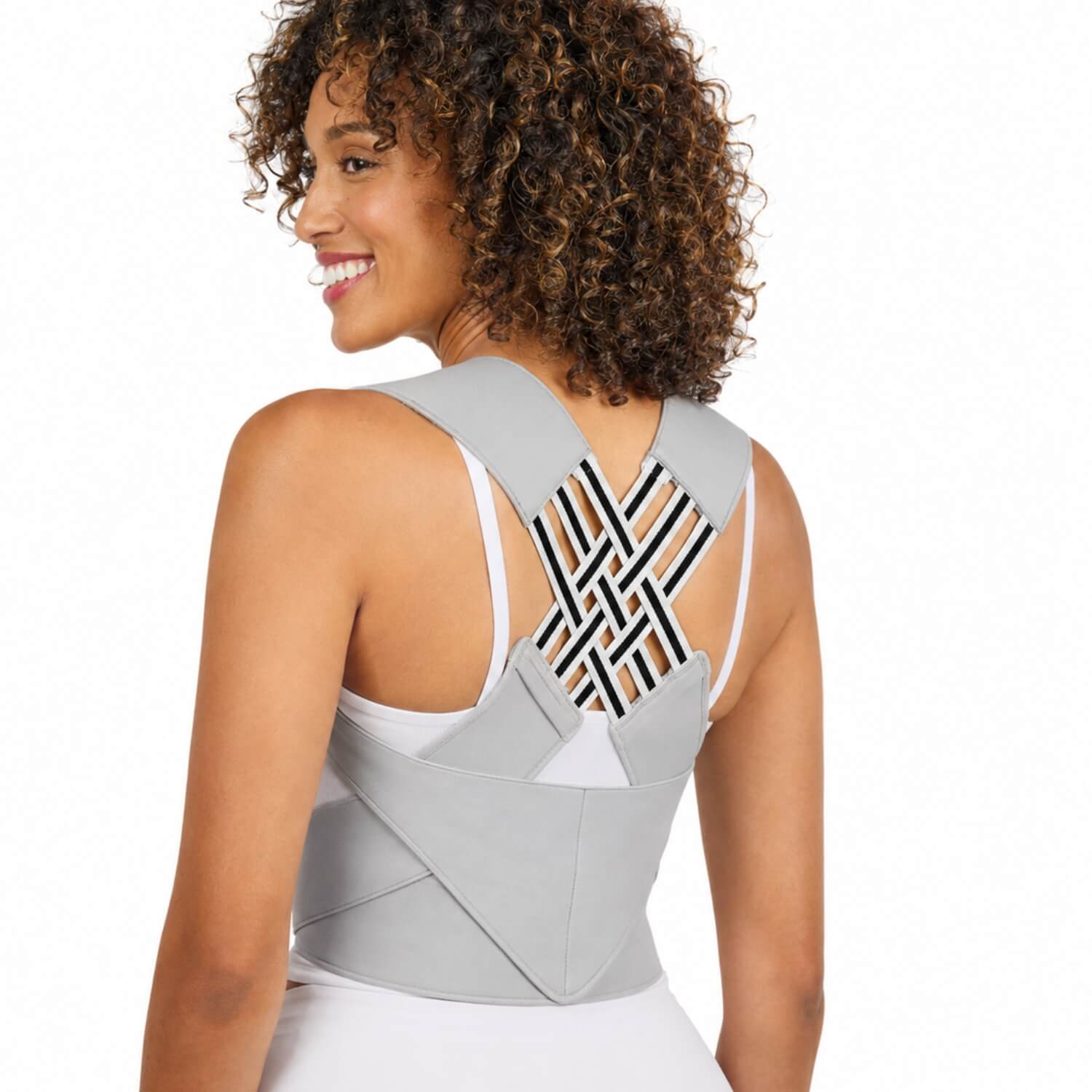 Adjustable Full-Back Posture Support Brace