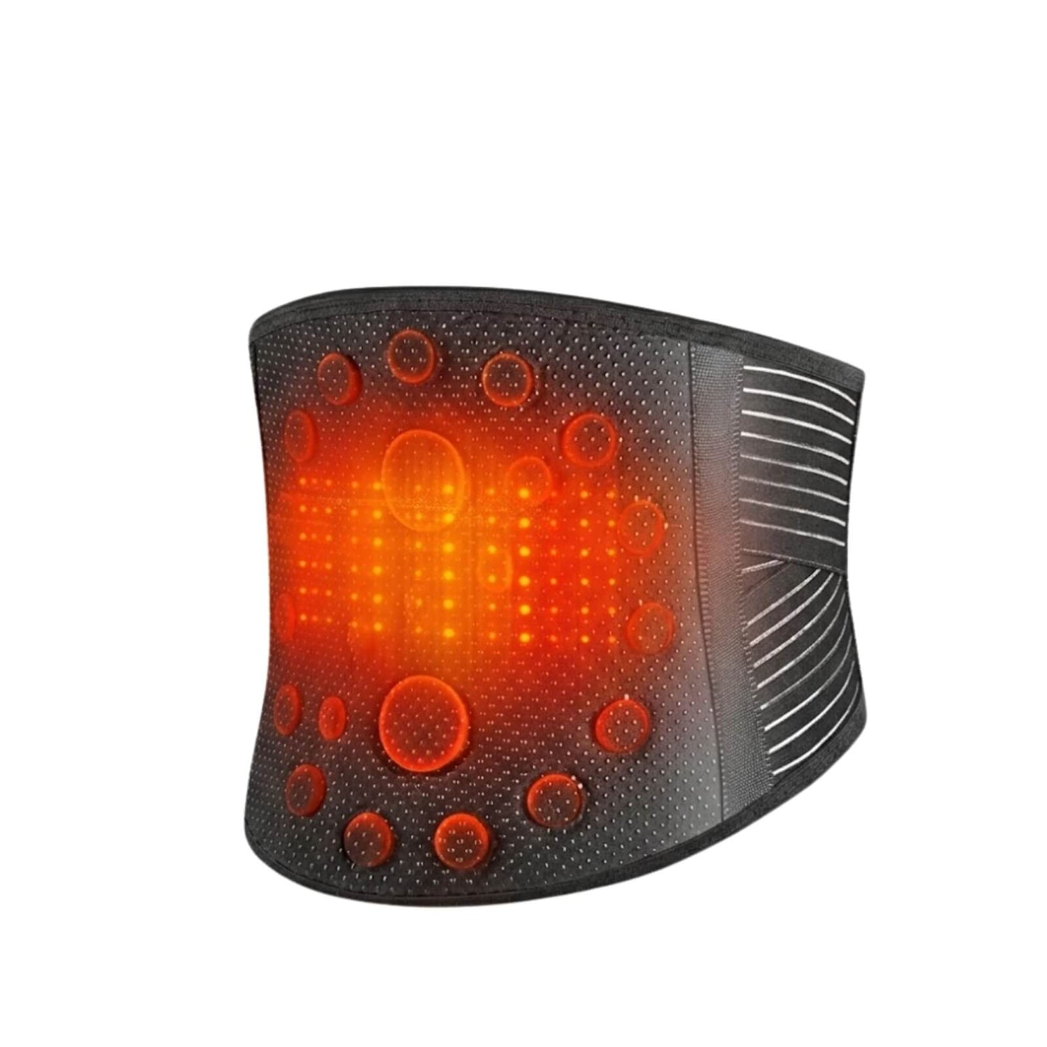 Heat-Retaining Lumbar Support Belt with Magnetic Back Support