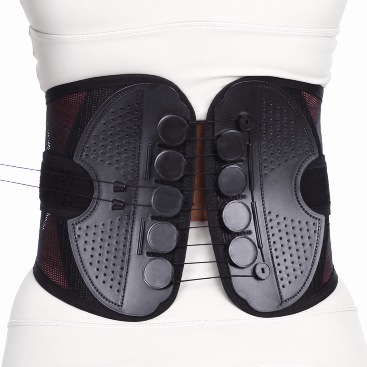 Unilva Lumbar Support Brace with Easy-Pull Adjustment