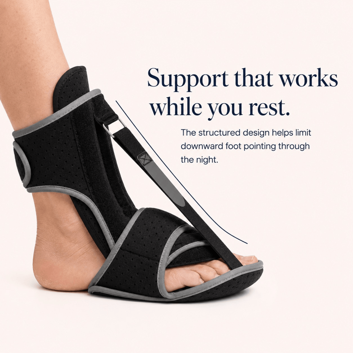 Unilva Memory Foam Plantar Fasciitis Night Splint & Dorsiflexion Brace