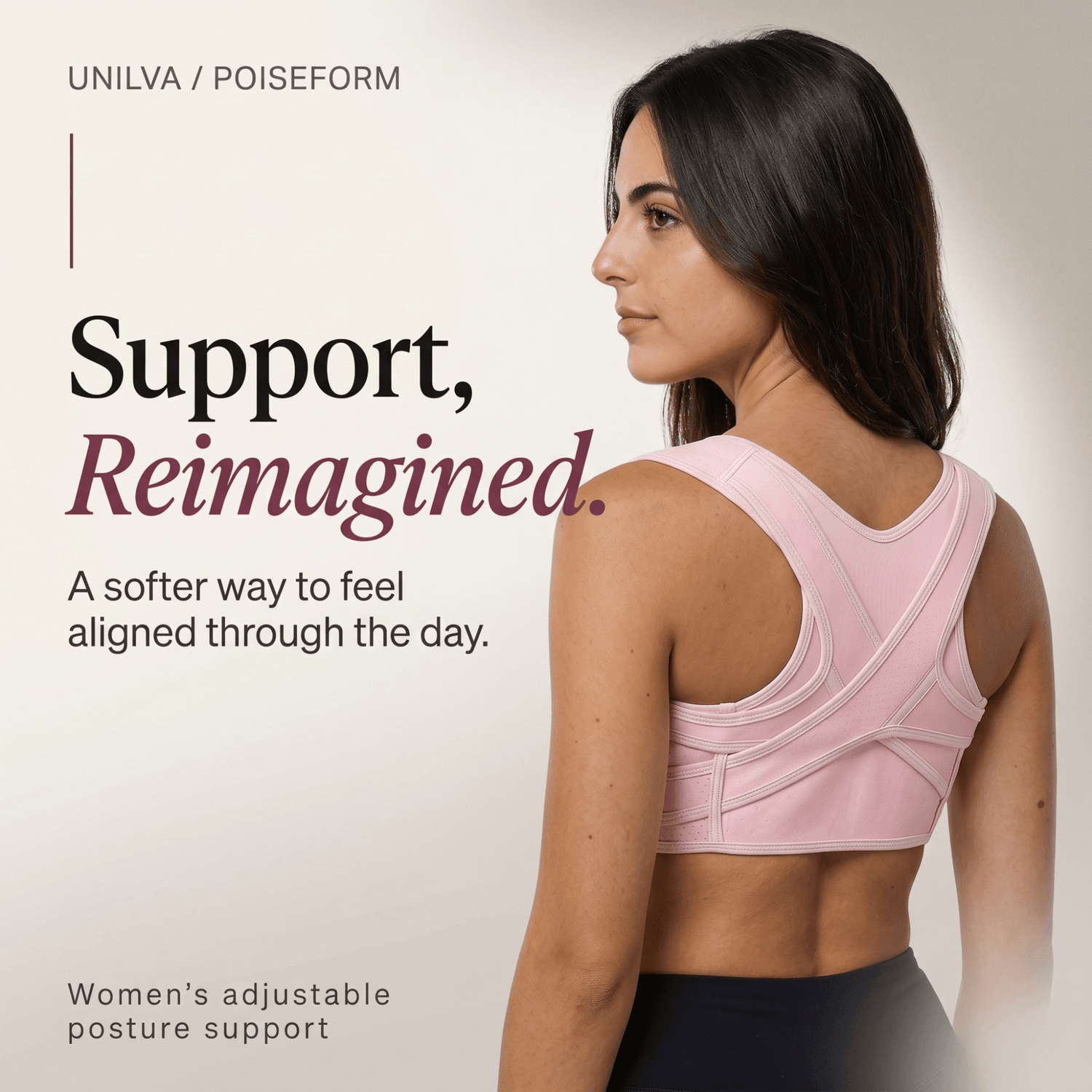 Unilva PoiseForm Women’s Posture Support Brace