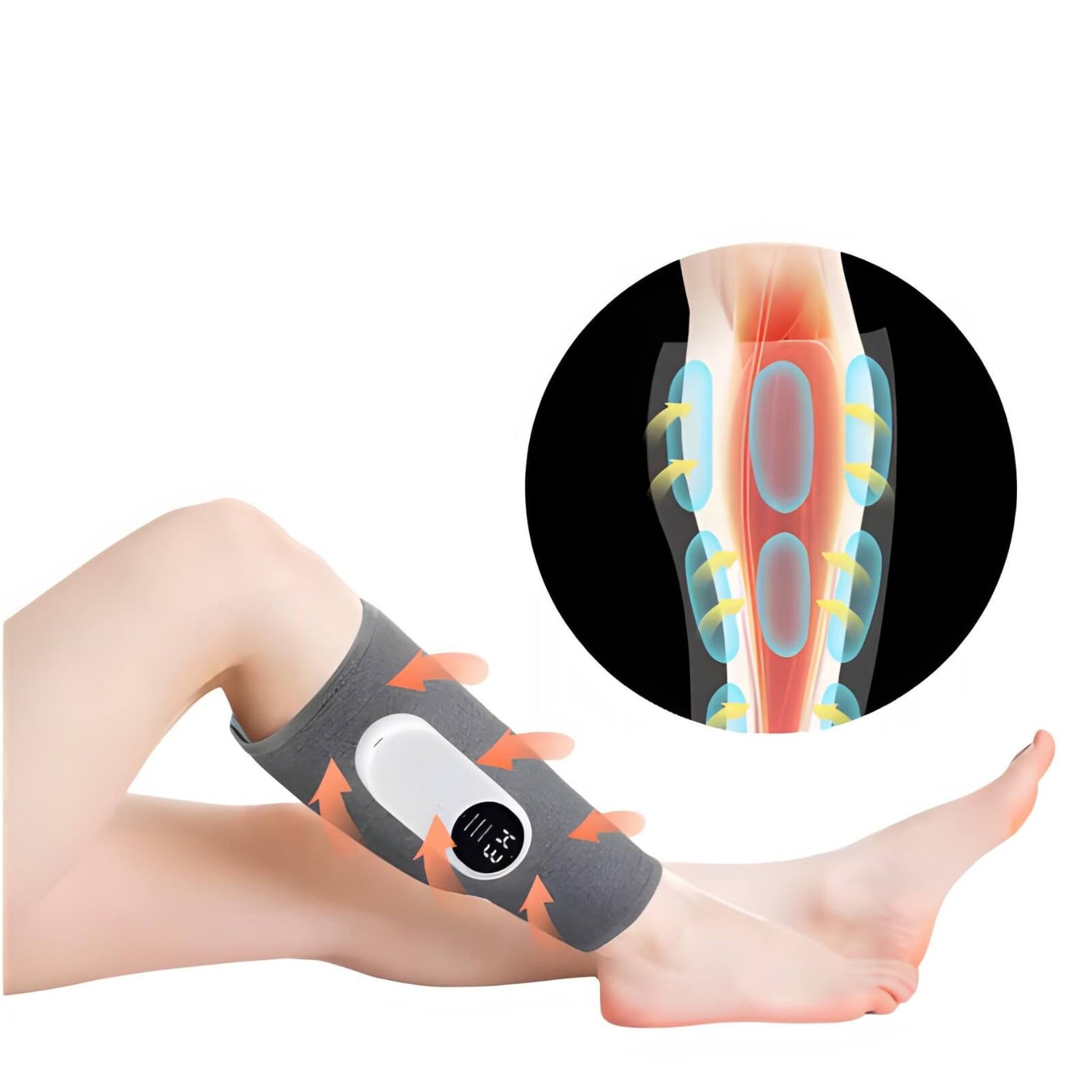 Wireless Air Compression Leg Massager for Heavy Legs & Swollen Ankles