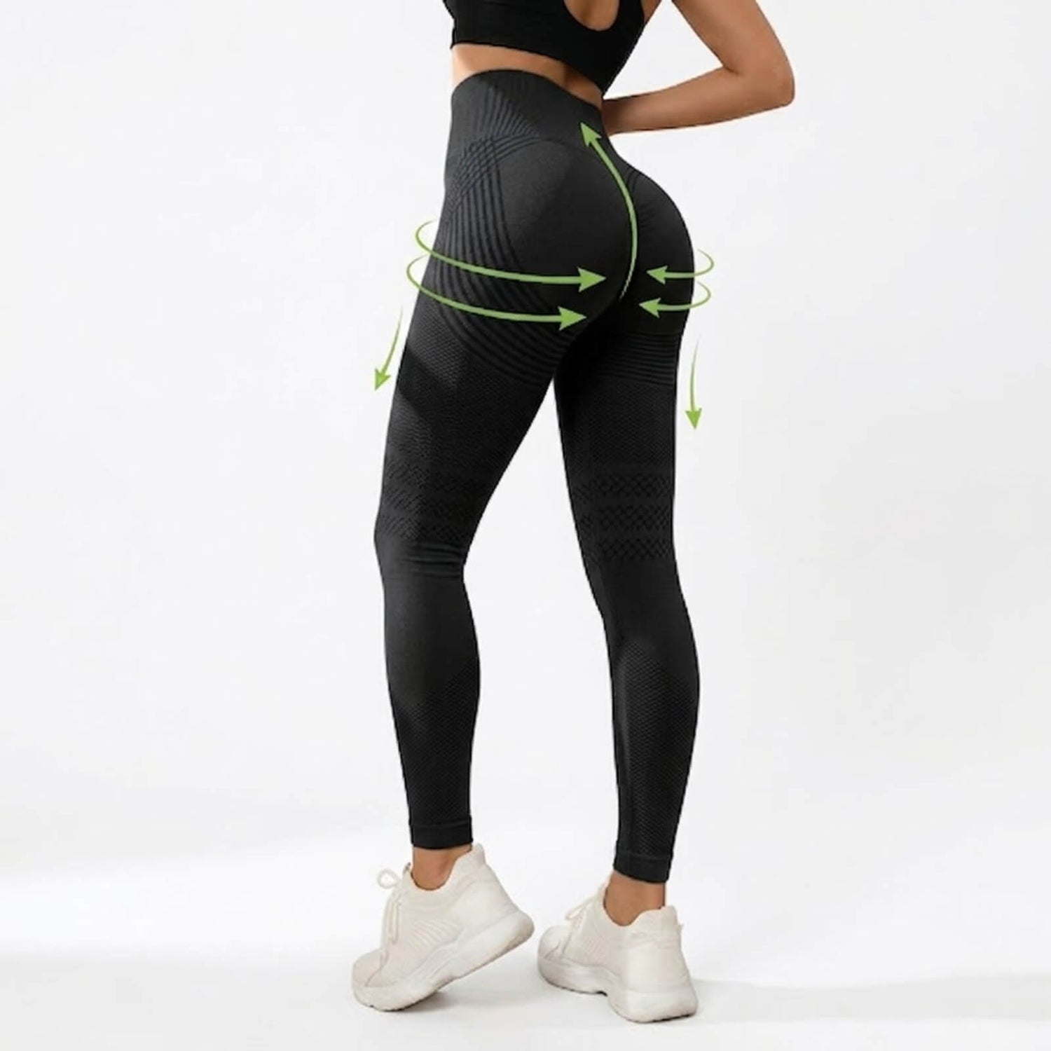 Women’s High-Waist 3D Seamless Compression Leggings