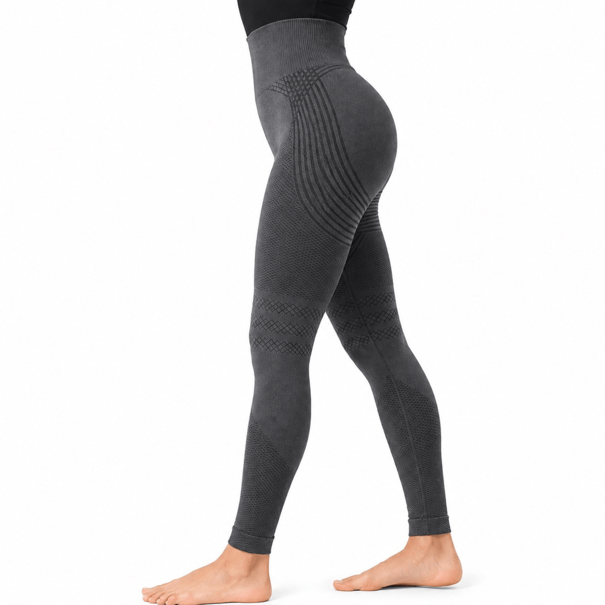 Women’s High-Waist 3D Seamless Compression Leggings